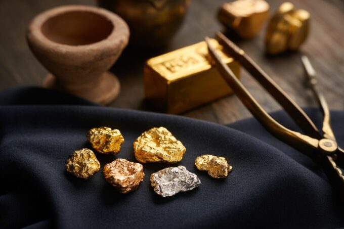 or 18 carats composition