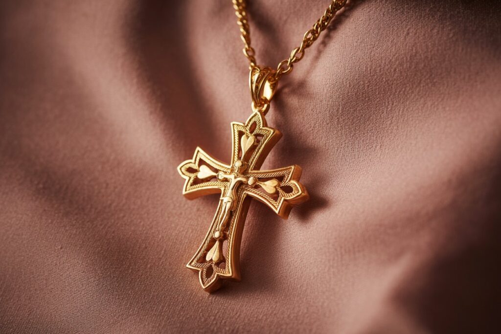 pendentif croix arlesienne